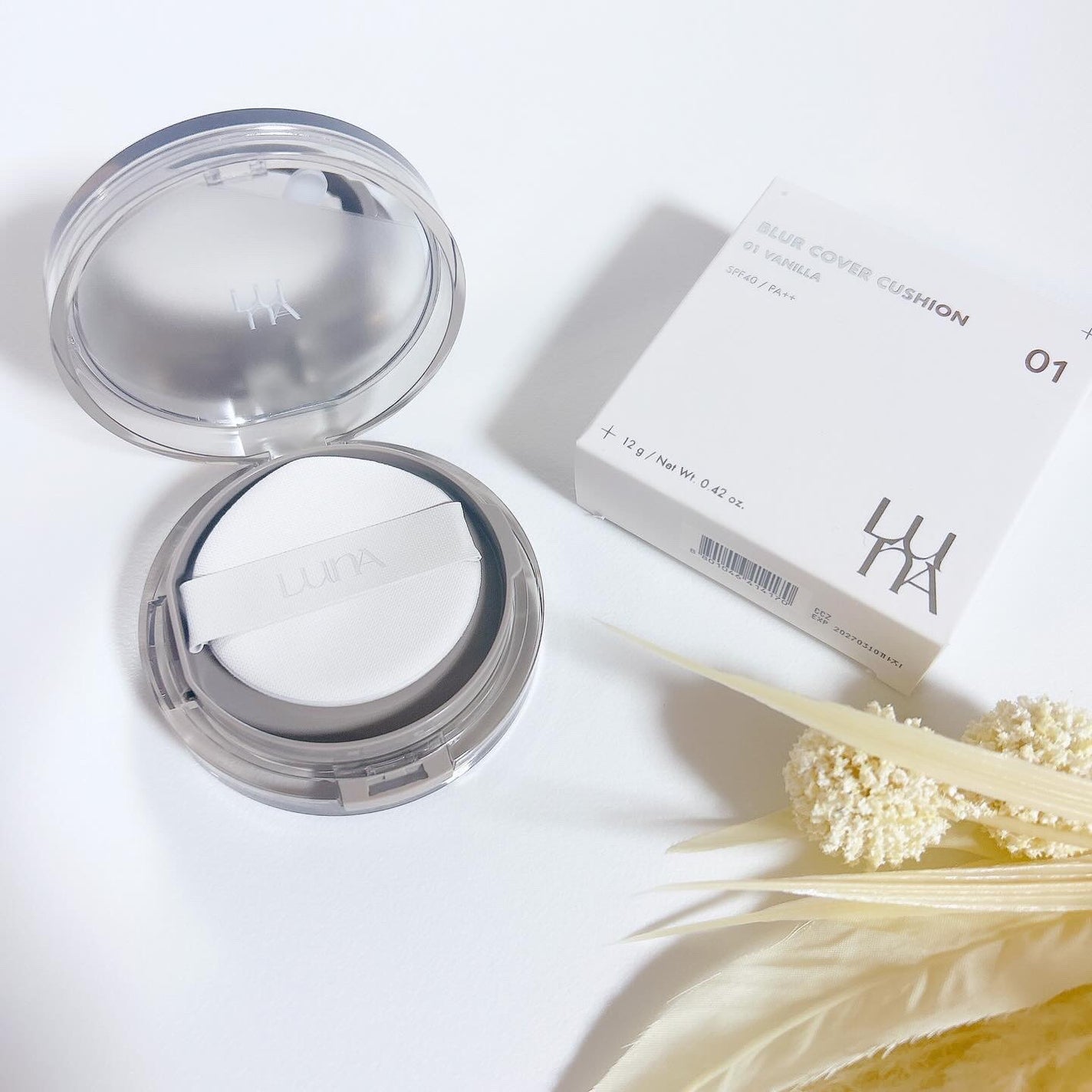 ブラーカバークッション/LUNA/クッションファンデーションを使ったクチコミ(3枚目)