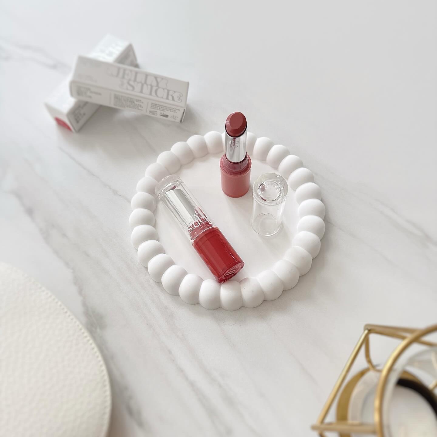 ジェリースティック 001 トゥシューズ/tiptoe/口紅を使ったクチコミ（1枚目）