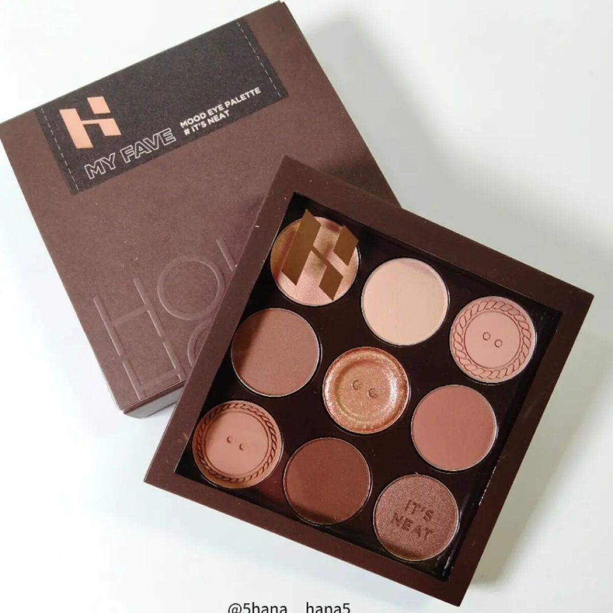 マイフェイブムードアイパレット 9カラー/HOLIKA HOLIKA/アイシャドウパレットを使ったクチコミ（2枚目）