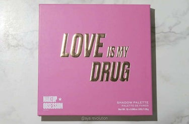 Makeup Obsession Love Is My Drug Shadow Palette/MAKEUP REVOLUTION/パウダーアイシャドウを使ったクチコミ（2枚目）