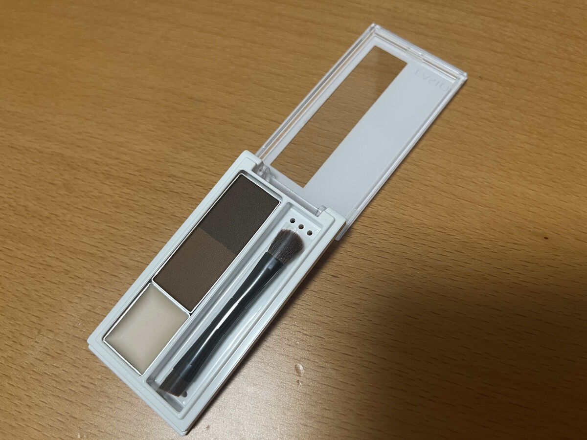 アイブロウ パウダー＆ベース BR300 ブラウン/FASIO/パウダーアイブロウを使ったクチコミ（2枚目）