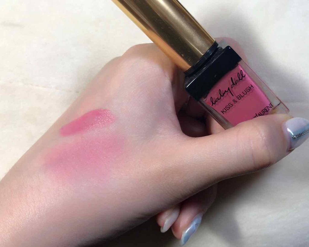 ベビードール キッス＆ブラッシュ/YVES SAINT LAURENT BEAUTE/ジェル・クリームチークを使ったクチコミ（1枚目）