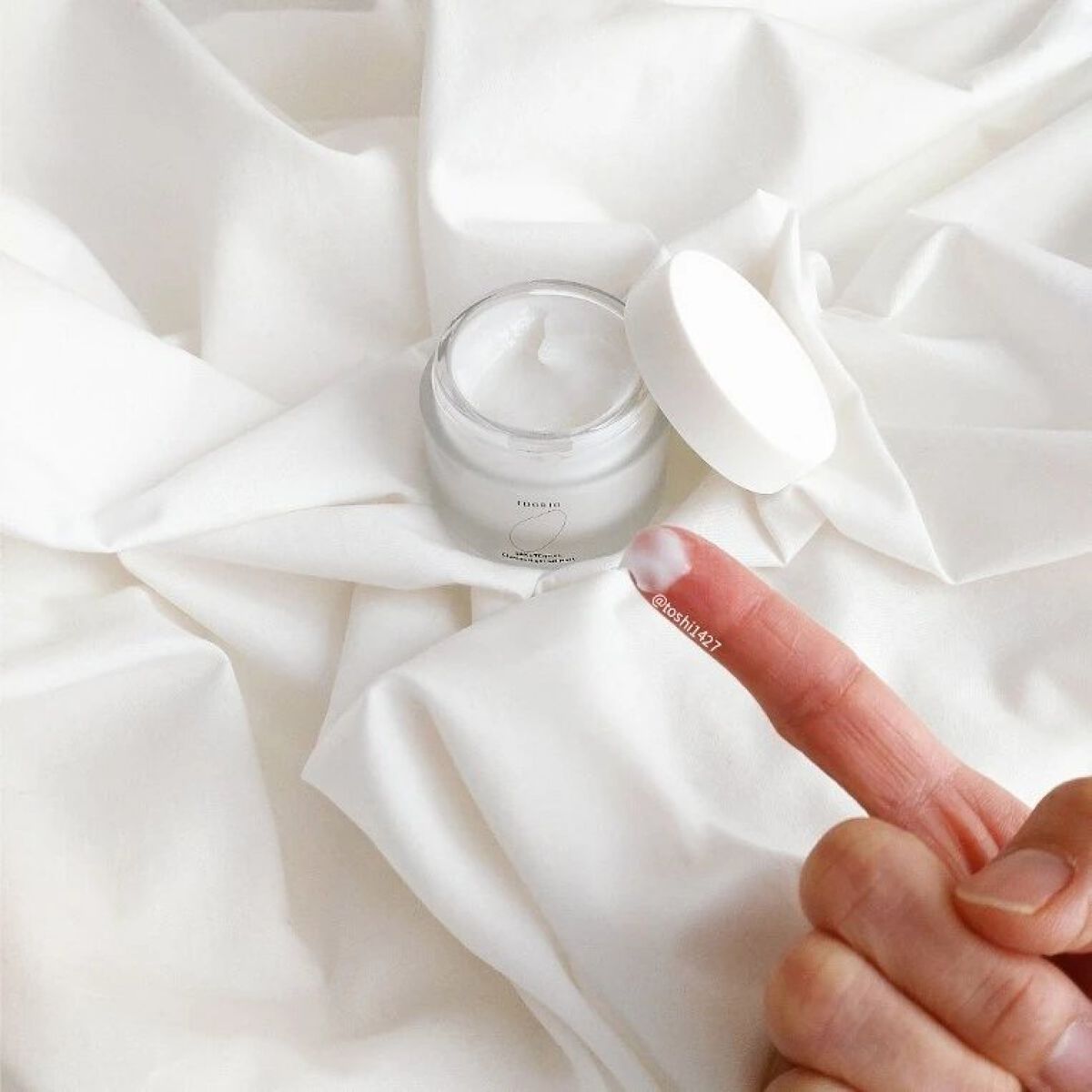 サケターナル グローウィングナイトジェルマスク/EDOBIO/フェイスクリームを使ったクチコミ（3枚目）