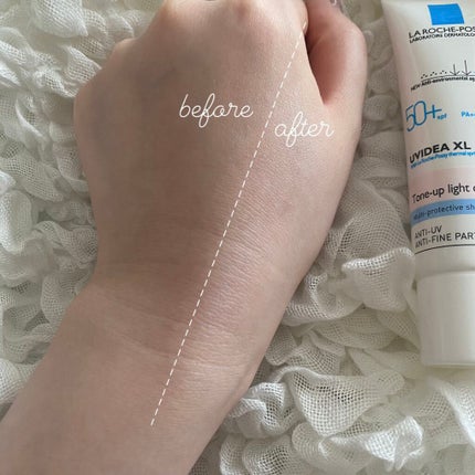 UVイデア XL プロテクショントーンアップ/ラ ロッシュ ポゼ/日焼け止めクリームを使ったクチコミ(3枚目)