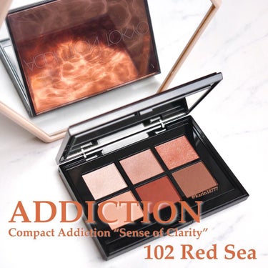 コンパクトアディクション センス オブ クラリティ 102 Red Sea レッド シー/ADDICTION/アイシャドウパレットを使ったクチコミ（1枚目）