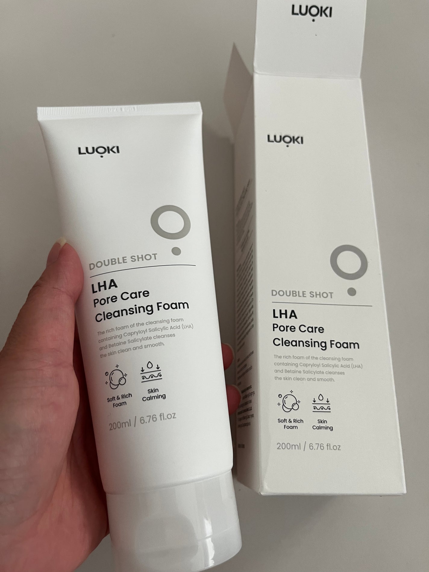 ダブルショットLHA毛穴ケアクレンジングフォーム /LUOKI/クレンジングクリームを使ったクチコミ(3枚目)