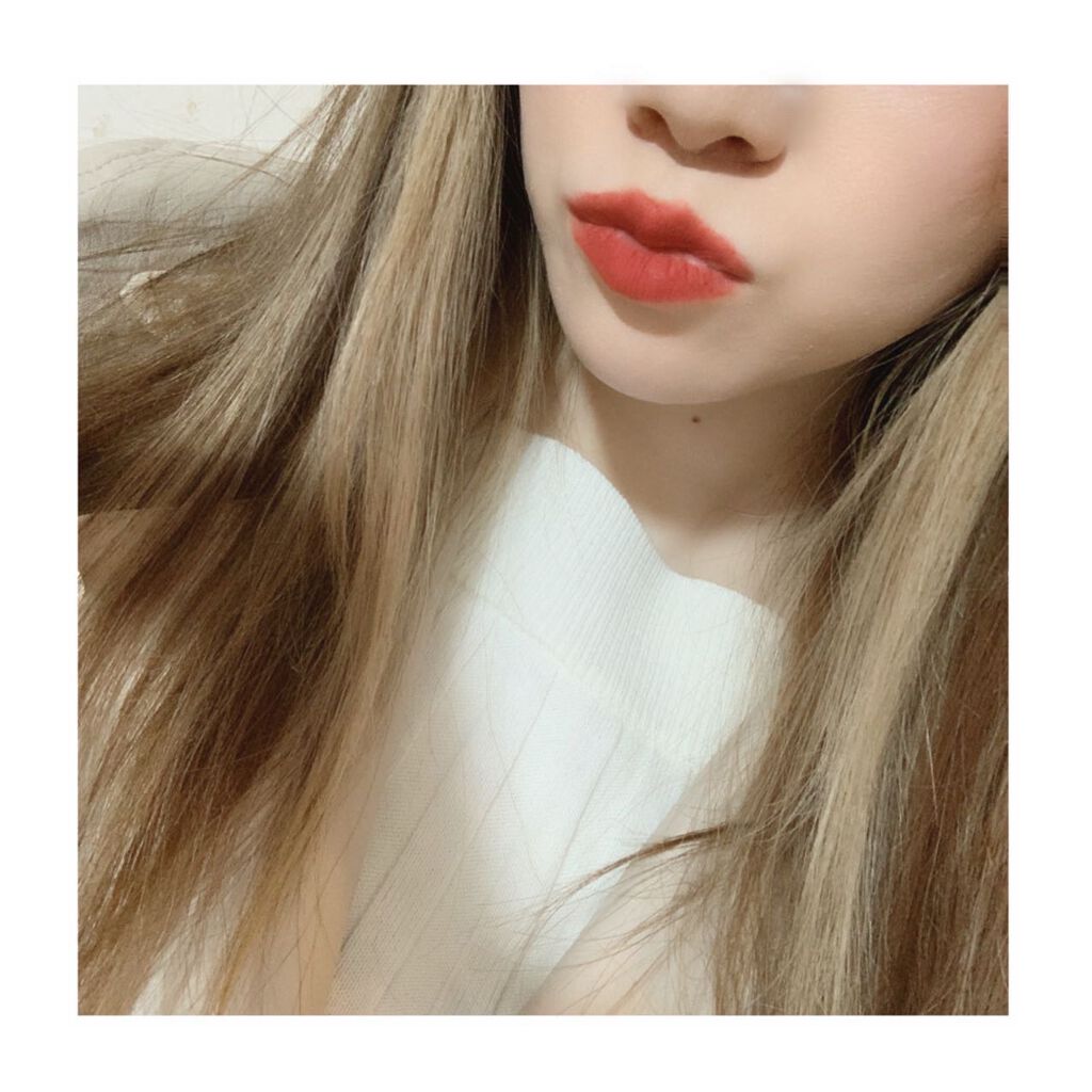 エアフィットベルベットティント/LIZDA/リップティントを使ったクチコミ（3枚目）