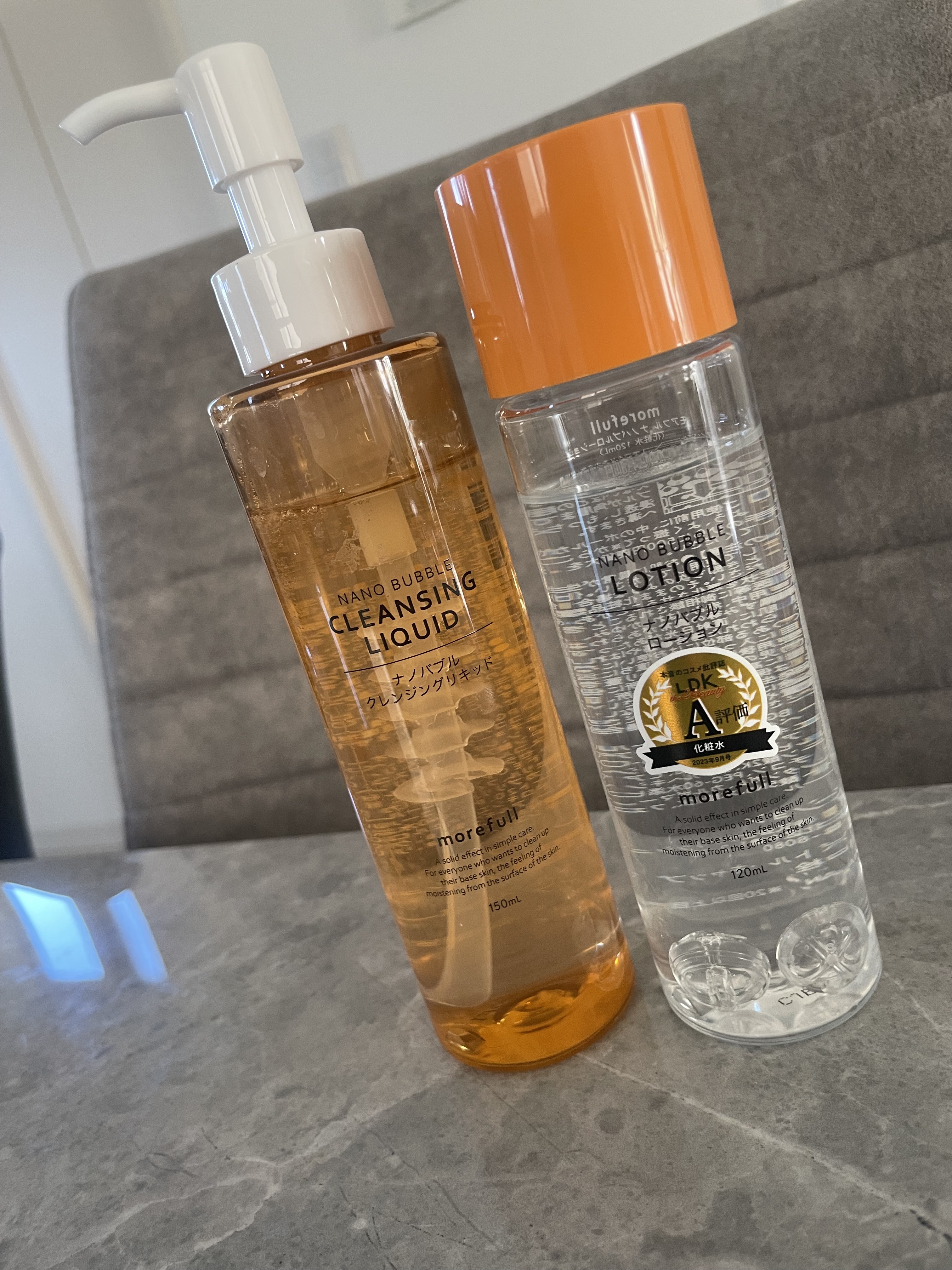 ナノバブルクレンジングリキッド/morefull /オイルクレンジングを使ったクチコミ（2枚目）