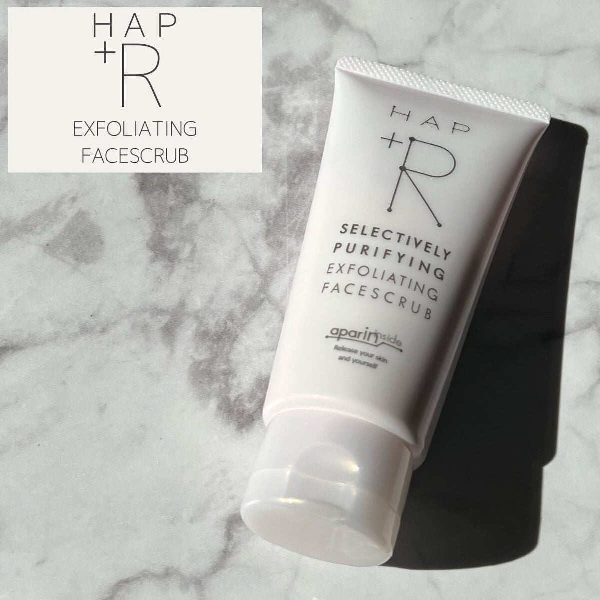 フェイススクラブ /HAP+R/スクラブ・ゴマージュを使ったクチコミ(1枚目)
