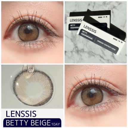 ベティーシリーズ/LENSSIS/カラーコンタクトレンズを使ったクチコミ(1枚目)