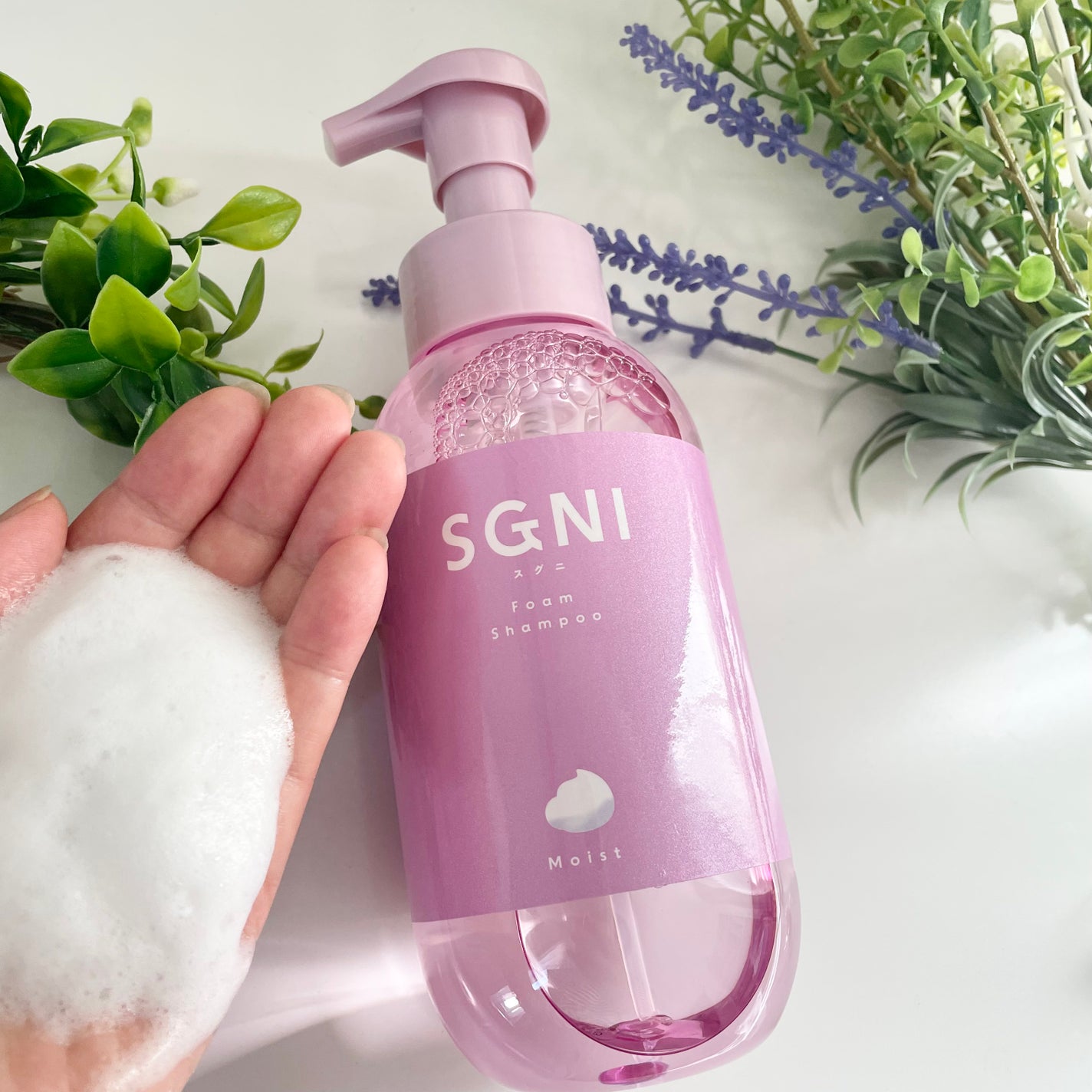 モイスト泡シャンプー〈フローラルムスクの香り〉/SGNI/市販シャンプーを使ったクチコミ(2枚目)