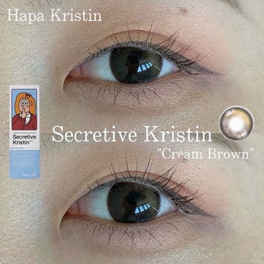 Secretive Kristen/Hapa kristin/カラーコンタクトレンズを使ったクチコミ（2枚目）