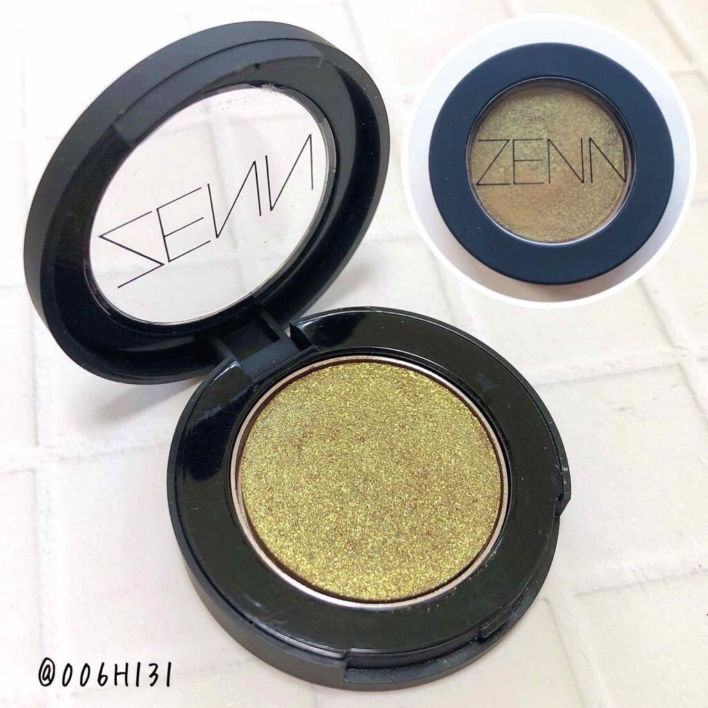 シングル アイシャドウ/ZENN.th/単色アイシャドウを使ったクチコミ（2枚目）