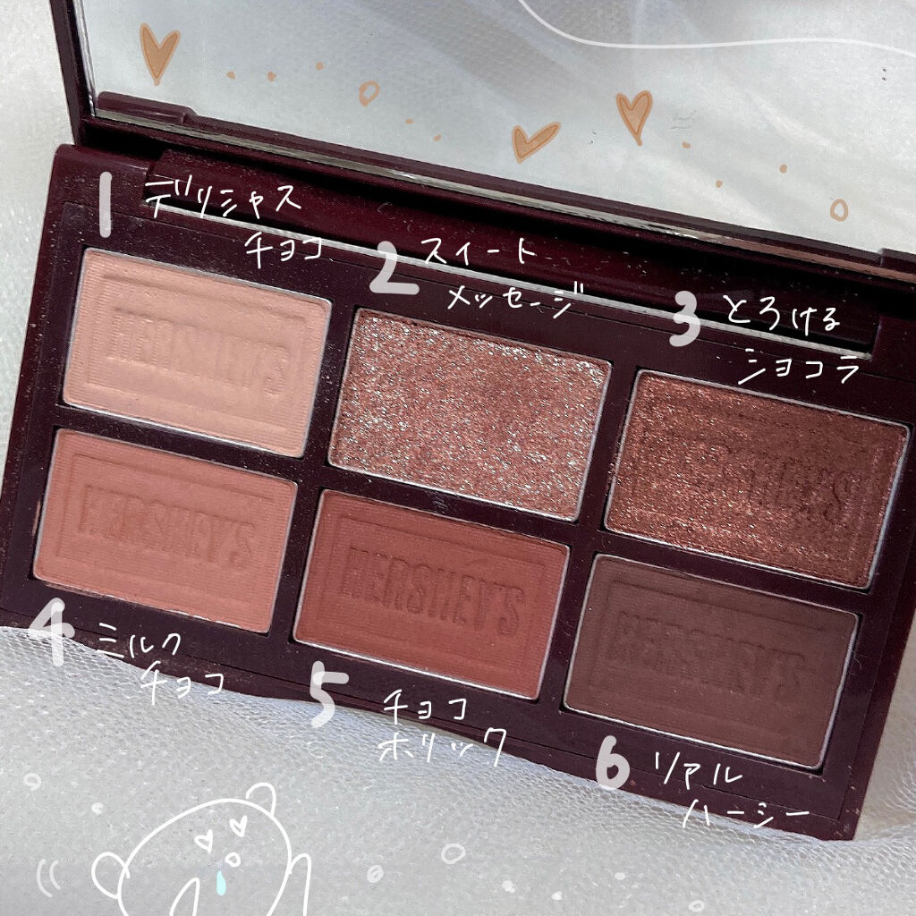 ハーシー プレイカラーアイズミニ/ETUDE/アイシャドウパレットを使ったクチコミ（2枚目）