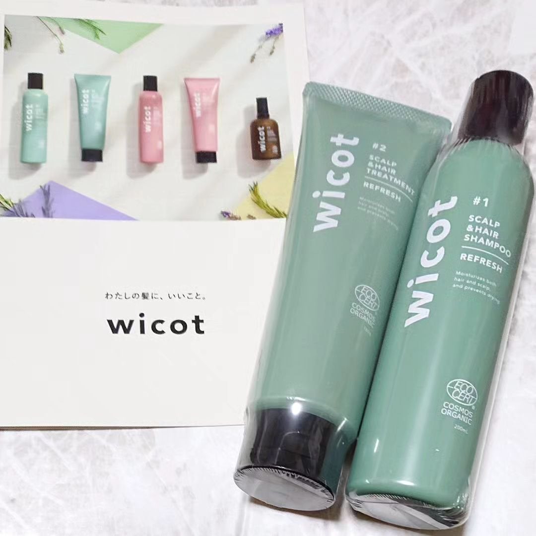 スカルプ&ヘア シャンプー/トリートメント リフレッシュ/wicot/市販シャンプーを使ったクチコミ(1枚目)
