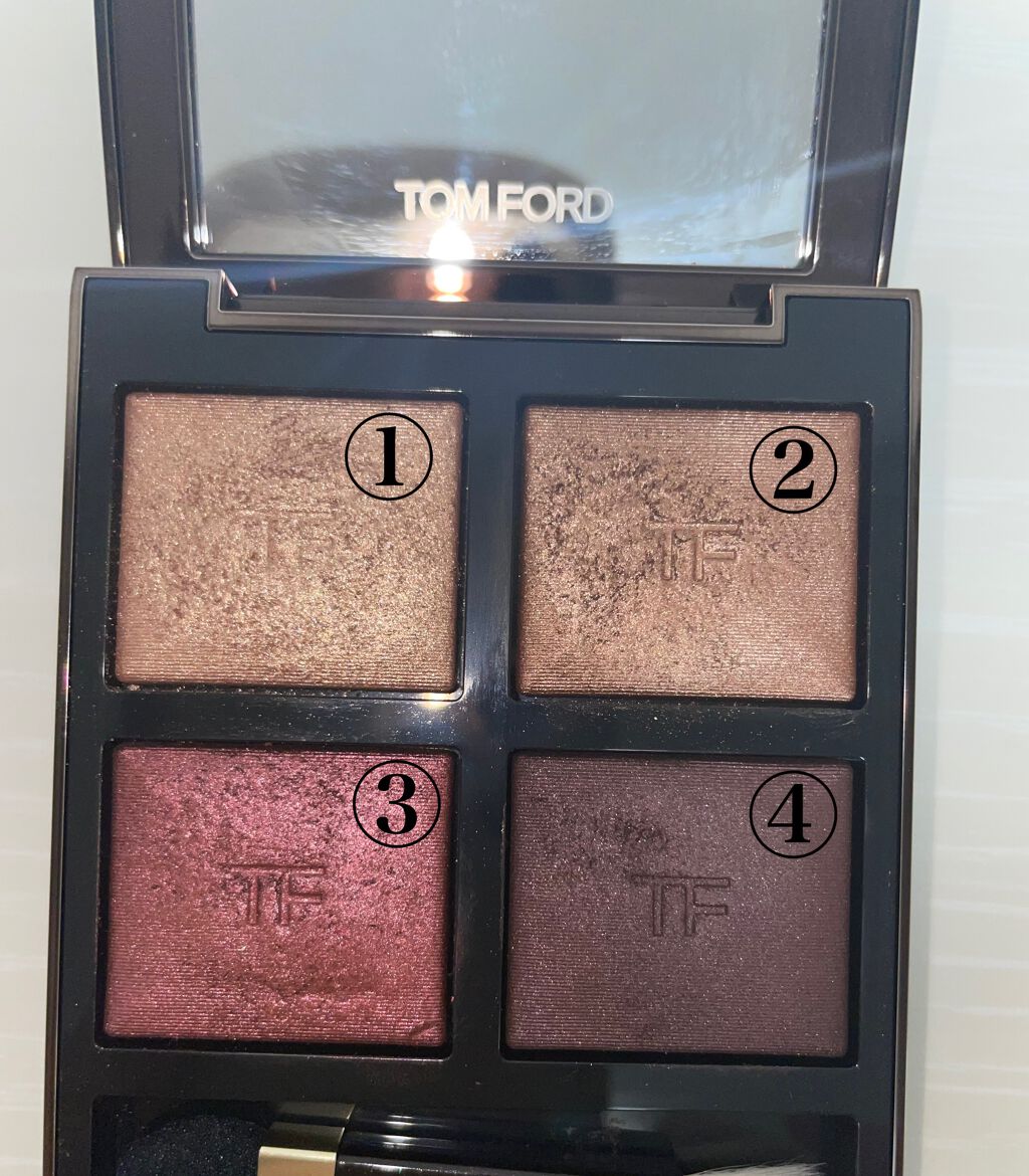 アイ カラー クォード/TOM FORD BEAUTY/アイシャドウパレットを使ったクチコミ(2枚目)