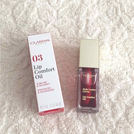 コンフォート リップオイル /CLARINS/リップグロスを使ったクチコミ(1枚目)