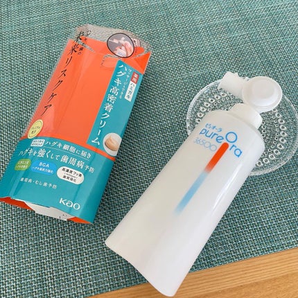 ピュオーラ36500 薬用ハグキ高密着クリームハミガキ 本体 115g/ピュオーラ/歯磨き粉を使ったクチコミ(1枚目)