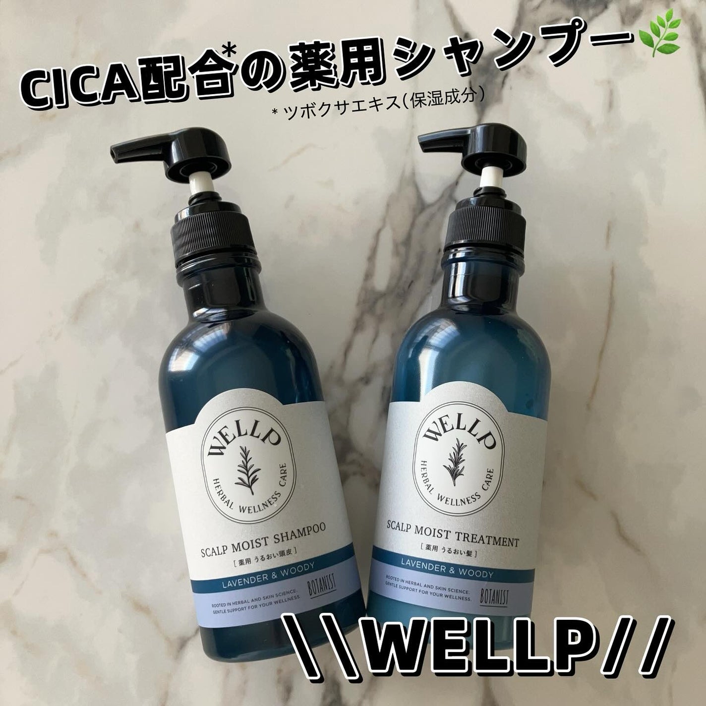 薬用スカルプケアシャンプー/トリートメント スムース/WELLP/市販シャンプーを使ったクチコミ(1枚目)