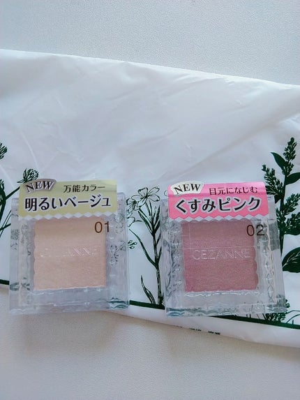 シングルカラーアイシャドウ/CEZANNE/単色アイシャドウを使ったクチコミ(2枚目)