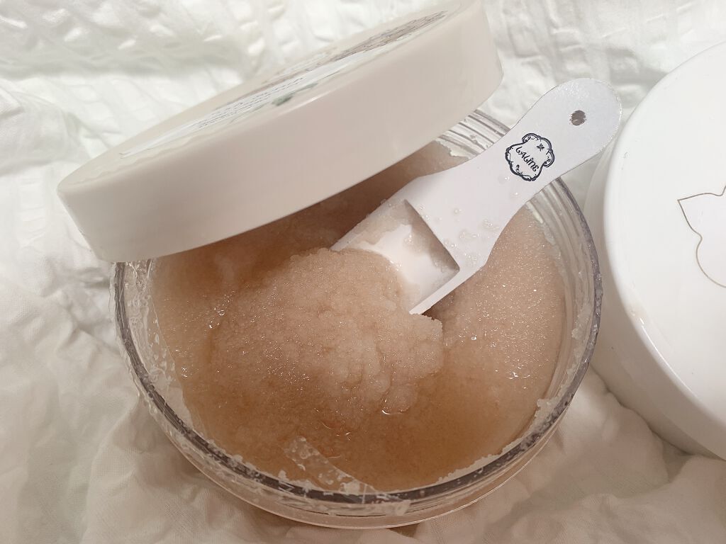 ピオニーガーデニア ボディスクラブ/Laline/ボディスクラブを使ったクチコミ(2枚目)