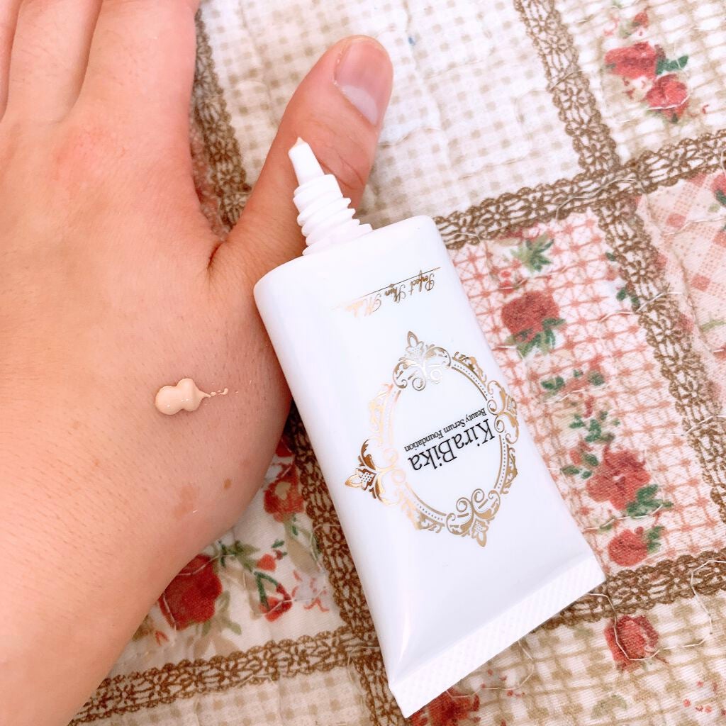 きらびか ビューティーセラムファンデーション/KiraBika/リキッドファンデーションを使ったクチコミ(2枚目)