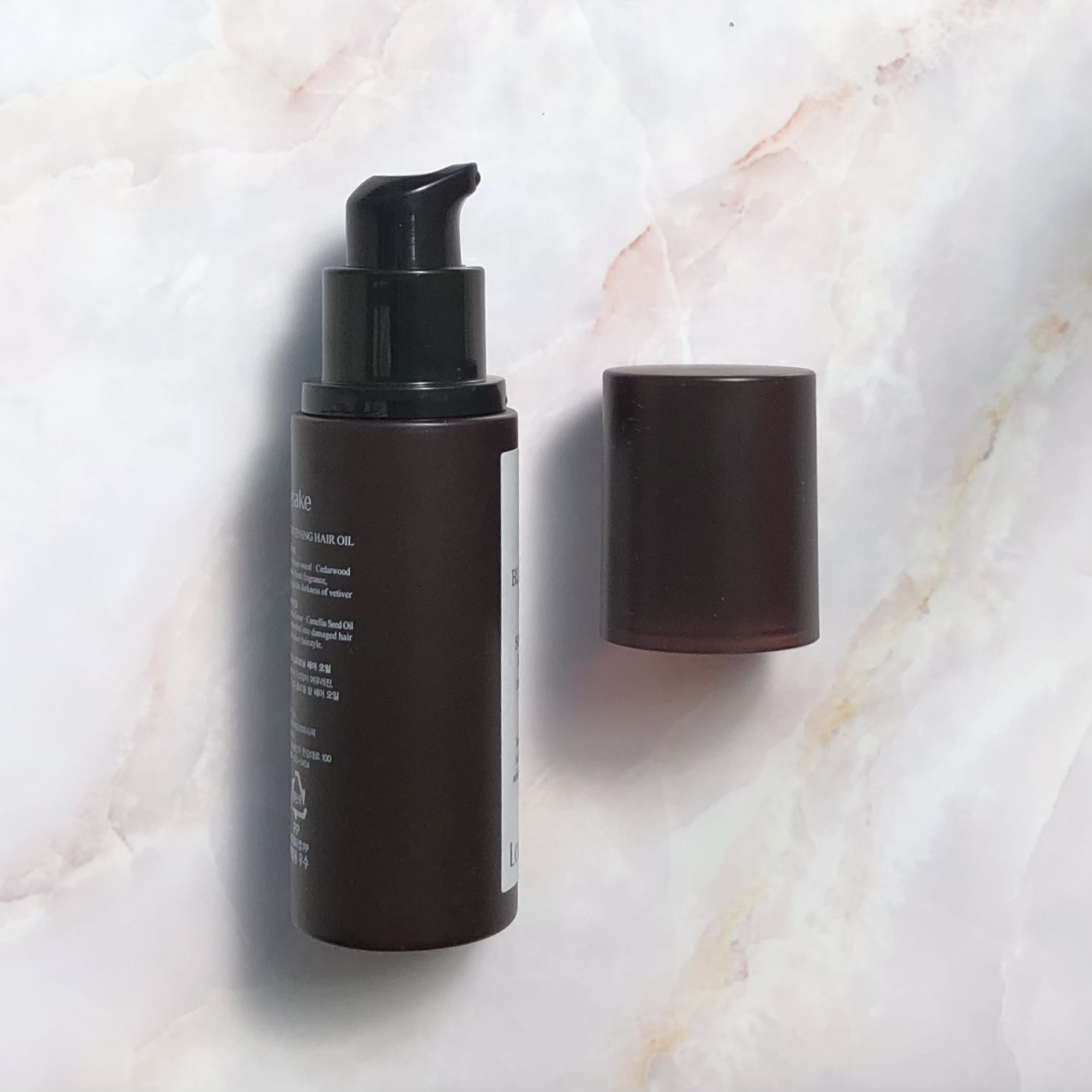 BLACK TEA & FIG SOFTENING HAIR OIL/Longtake/ヘアオイルを使ったクチコミ（2枚目）