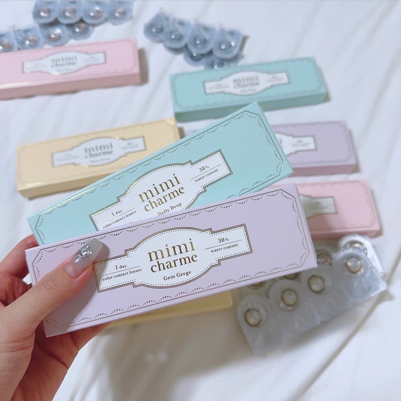 びゃっこまる on LIPS 「これ好きな人はめっちゃ好きって感じの儚いカラコン🌙🫧月のような..」(4枚目)