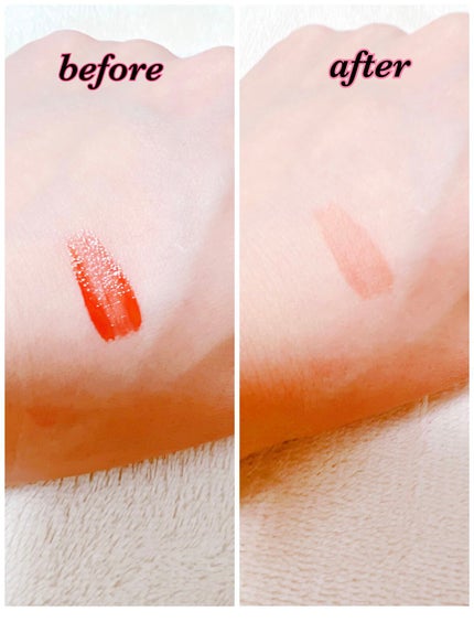 ムードインハンサーウォーターリキッドグロウ/hince/口紅を使ったクチコミ(3枚目)