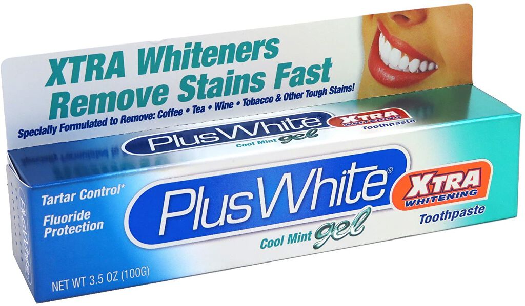 Plus White 強力ホワイトニング歯磨きミントジェル