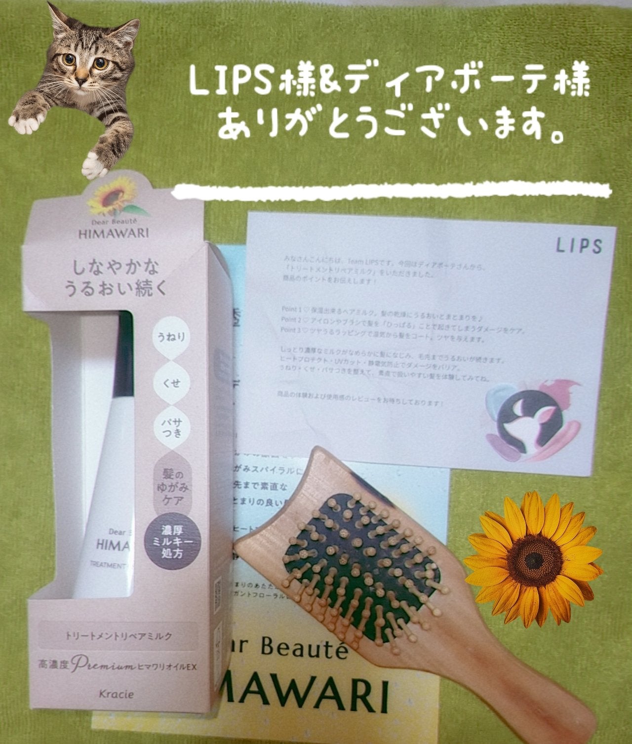 トリートメントリペアミルク/ディアボーテ/ヘアミルクを使ったクチコミ(1枚目)