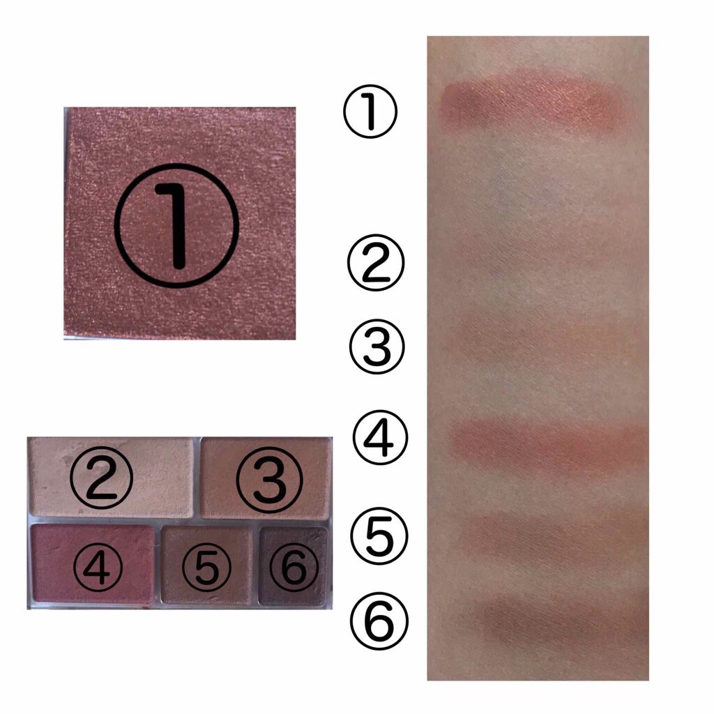 パーフェクトマルチアイズ/キャンメイク/アイシャドウパレットを使ったクチコミ（3枚目）