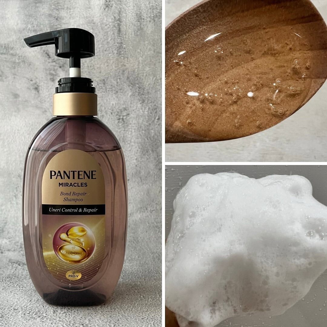 ミラクルズ うねりコントロール&リペア ボンドリペア シャンプー/トリートメント/パンテーン/市販シャンプーを使ったクチコミ(2枚目)