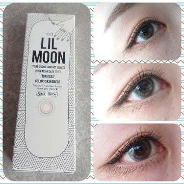 LIL MOON 1day スキングレージュ/LIL MOON/ワンデー（１DAY）カラコンを使ったクチコミ（1枚目）