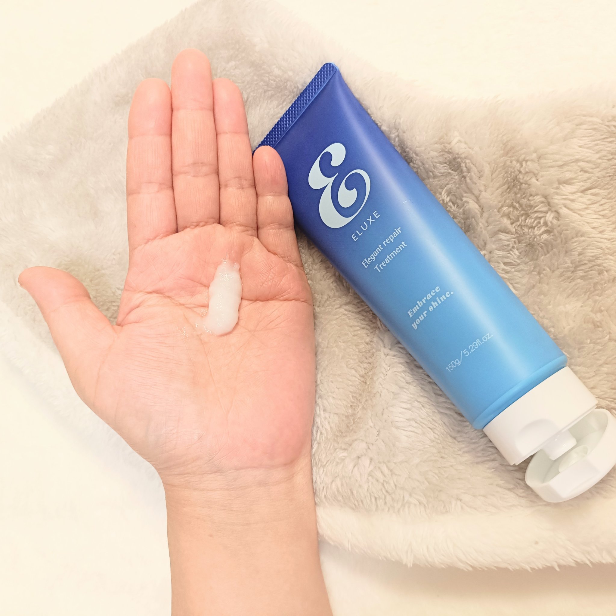 エレガントリペアトリートメント/ELUXE /洗い流すヘアトリートメントを使ったクチコミ（3枚目）