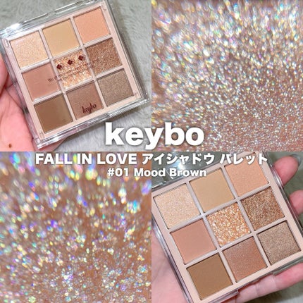 KEYBO FALL IN LOVE SHADOW PALETTE/keybo/アイシャドウパレットを使ったクチコミ(2枚目)