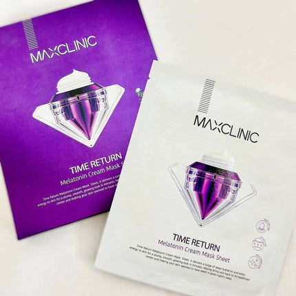 タイムリターンメラトニンクリームマスクシート/MAXCLINIC/シートマスク・パックを使ったクチコミ(1枚目)