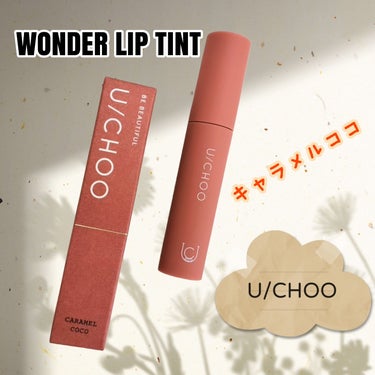 WONDER LIP TINT CARAMEL COCO/U/CHOO/口紅を使ったクチコミ（1枚目）