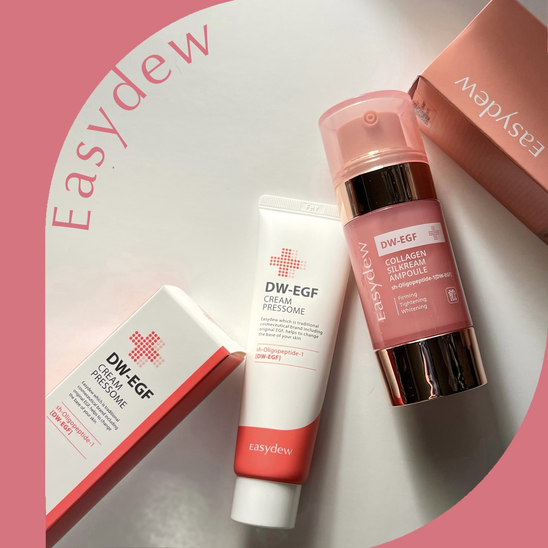 DW-EGFコラーゲンシルクリームセラム /Easydew/美容液を使ったクチコミ（1枚目）