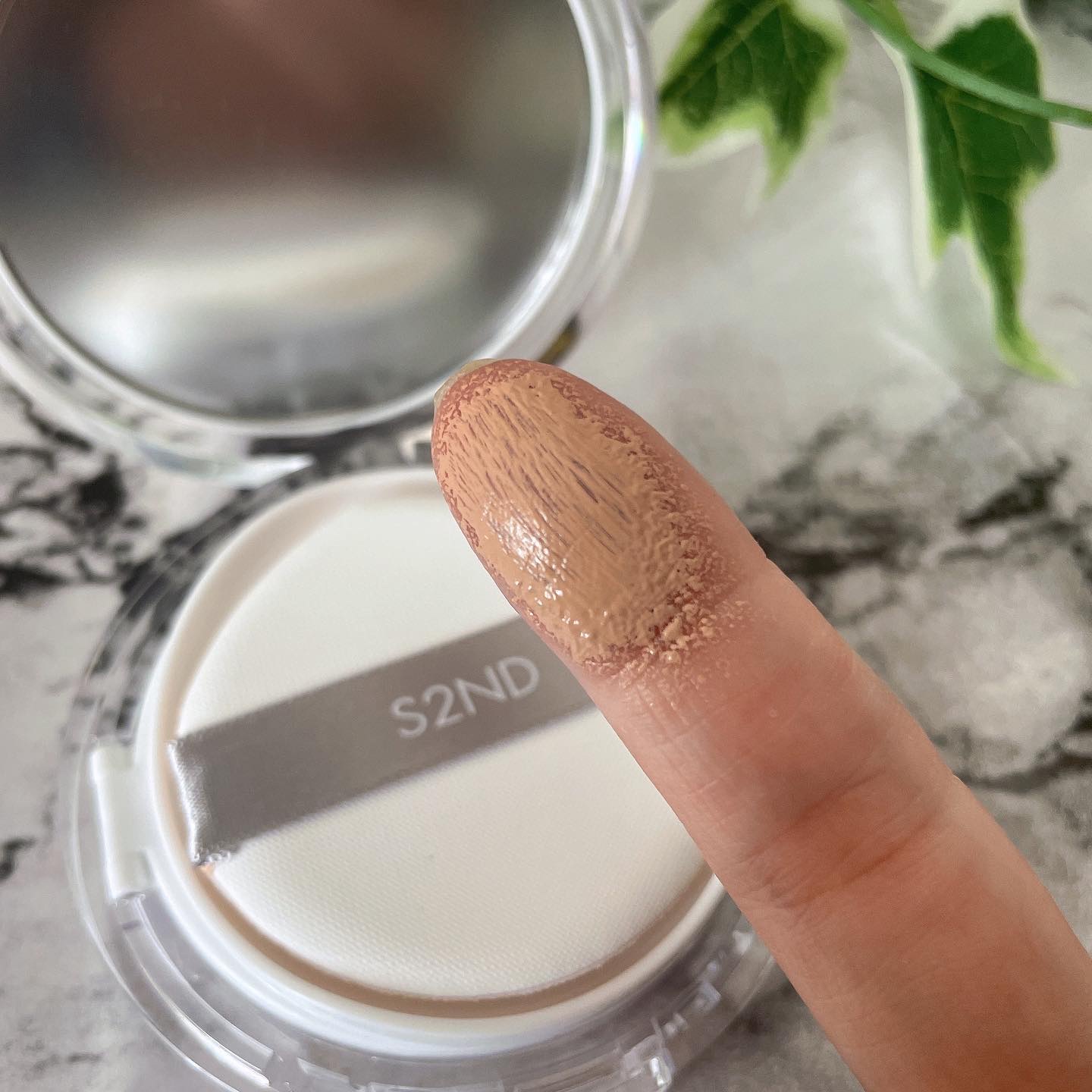 ゼロフィットマットクッション /S2ND/クッションファンデーションを使ったクチコミ（3枚目）