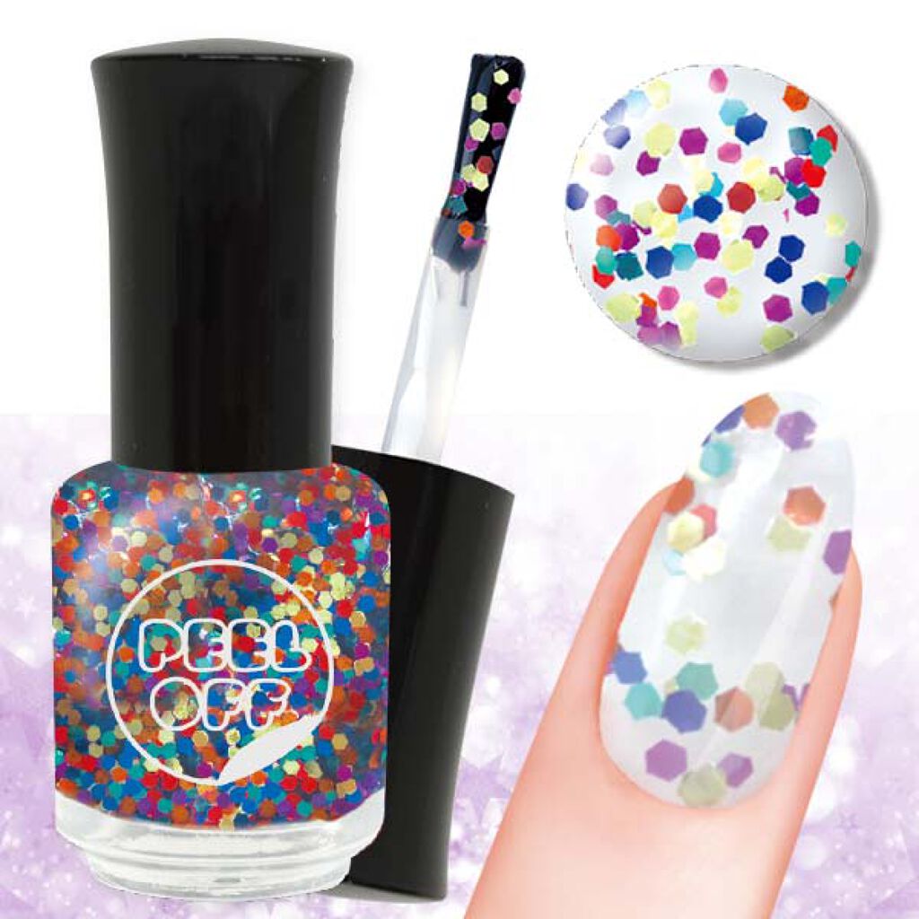 BWはがせるマニキュアラメ カラフルバブル