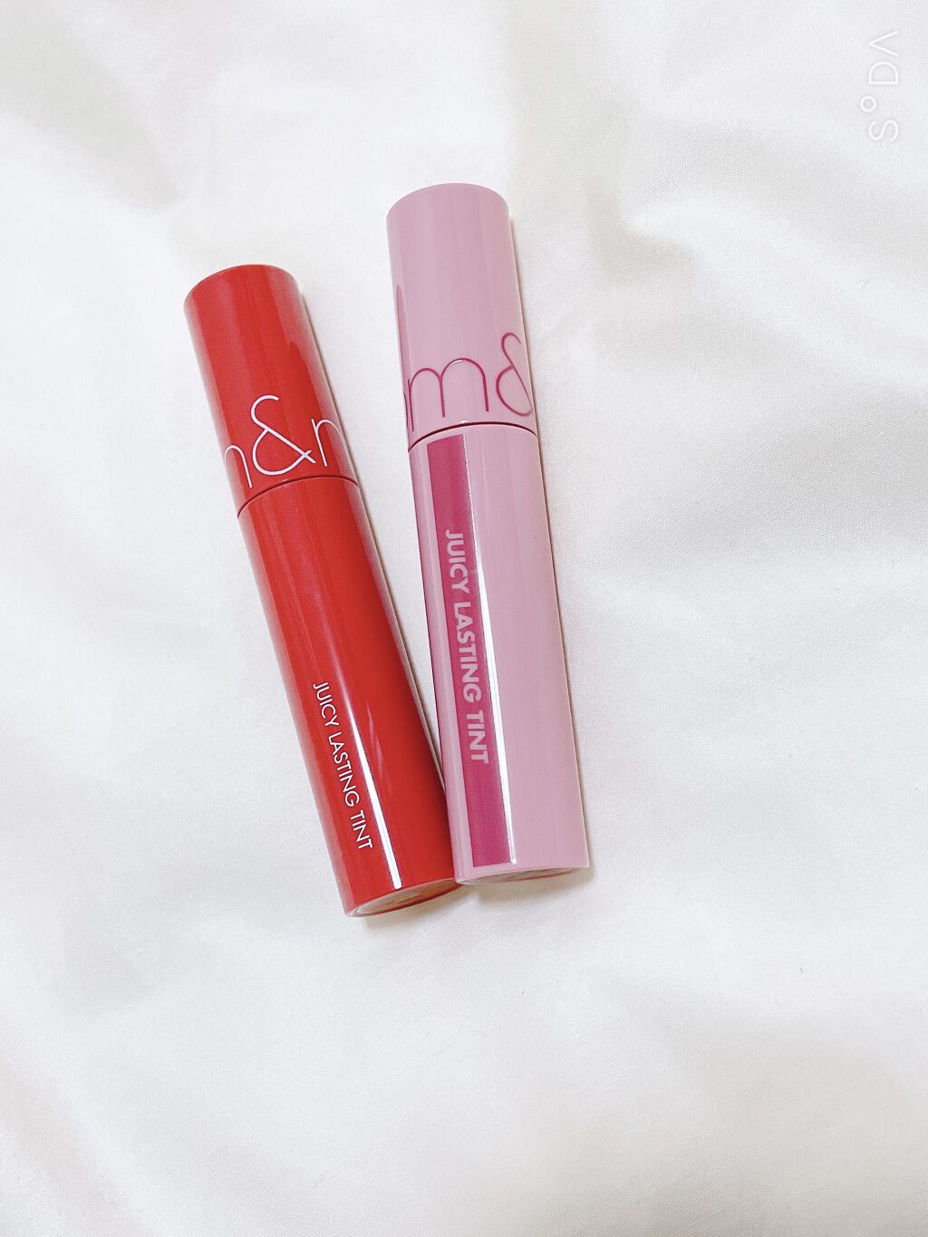 ジューシーラスティングティント/rom&nd/リップティントを使ったクチコミ（2枚目）