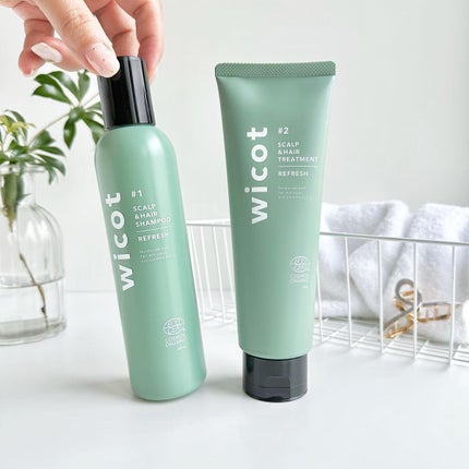 スカルプ&ヘア シャンプー/トリートメント リフレッシュ/wicot/市販シャンプーを使ったクチコミ(2枚目)