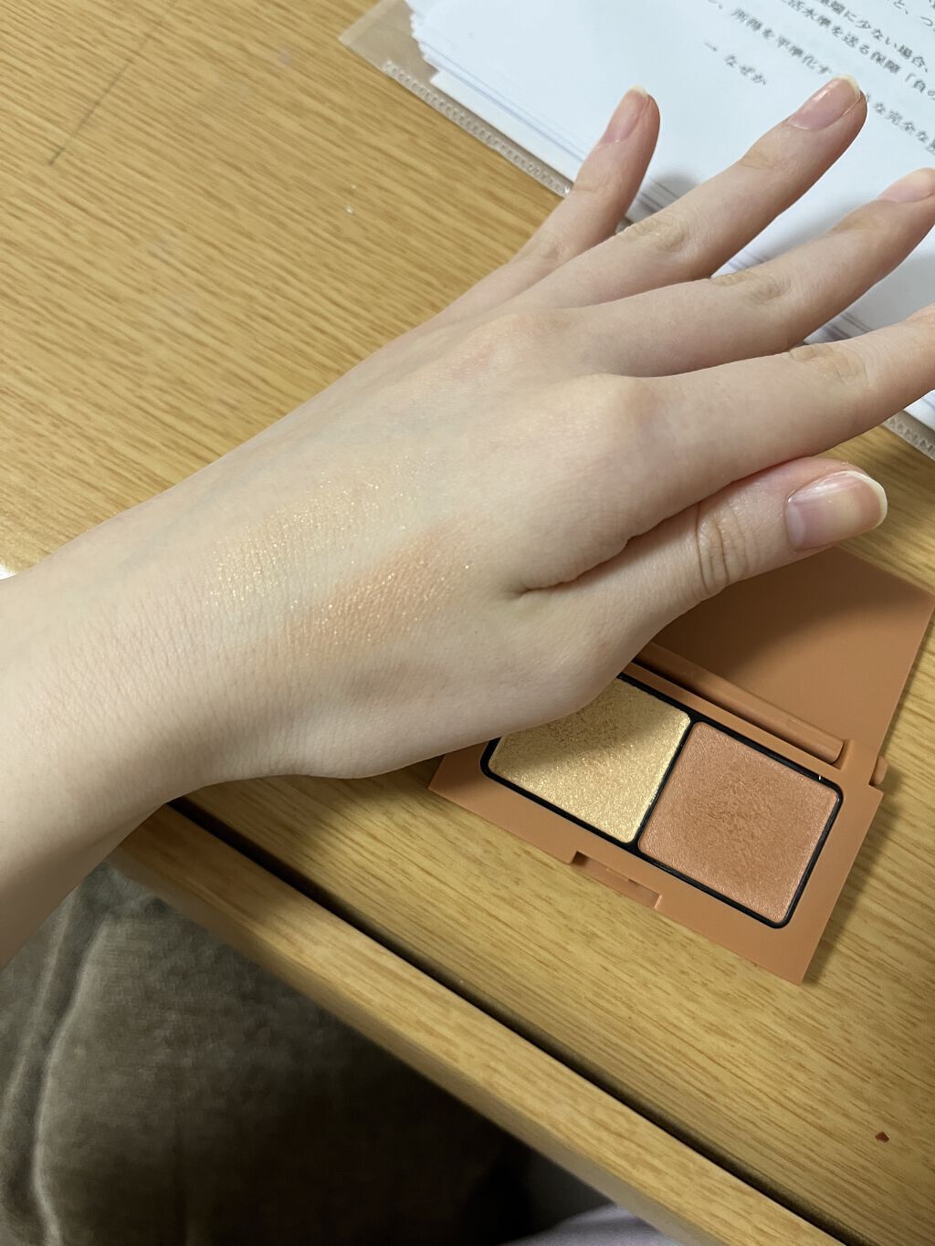 トーンアップアイシャドウ/CEZANNE/アイシャドウパレットを使ったクチコミ（1枚目）