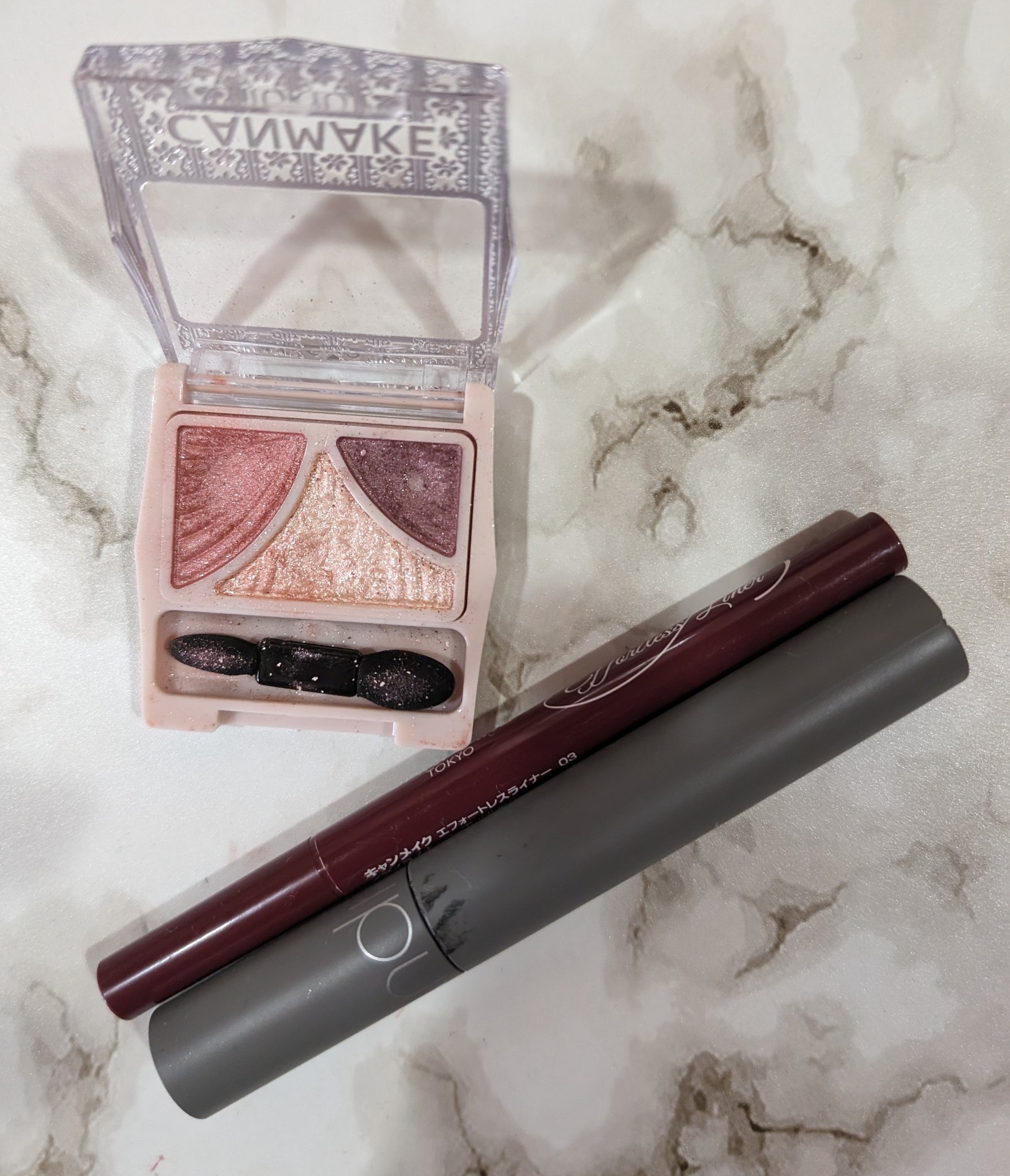 ジューシーピュアアイズ/キャンメイク/アイシャドウパレットを使ったクチコミ（1枚目）