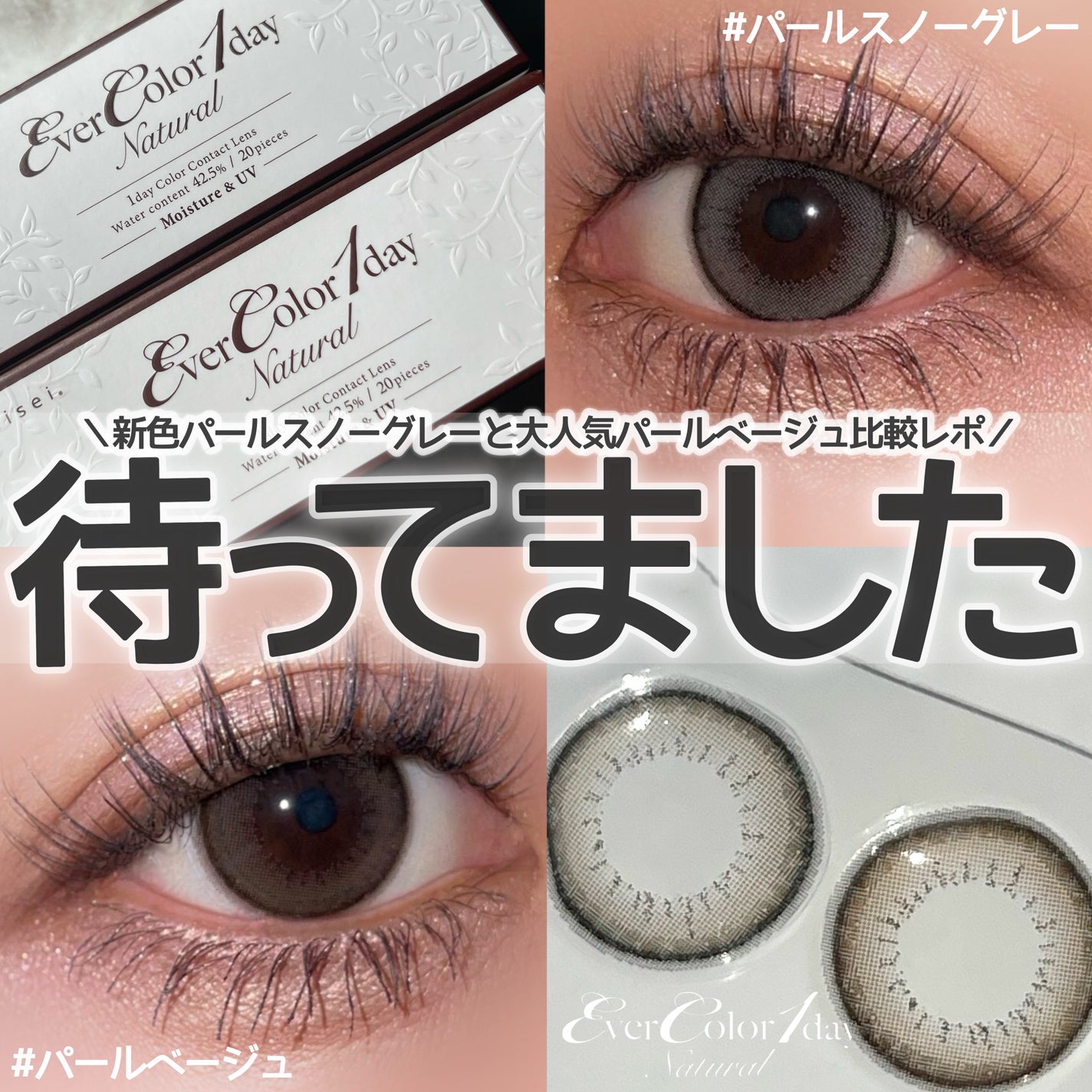 エバーカラーワンデー ナチュラル/エバーカラー/ワンデー(1DAY)カラコンを使ったクチコミ(1枚目)