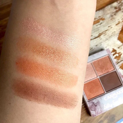 シルキースフレアイズ/キャンメイク/アイシャドウパレットを使ったクチコミ(4枚目)