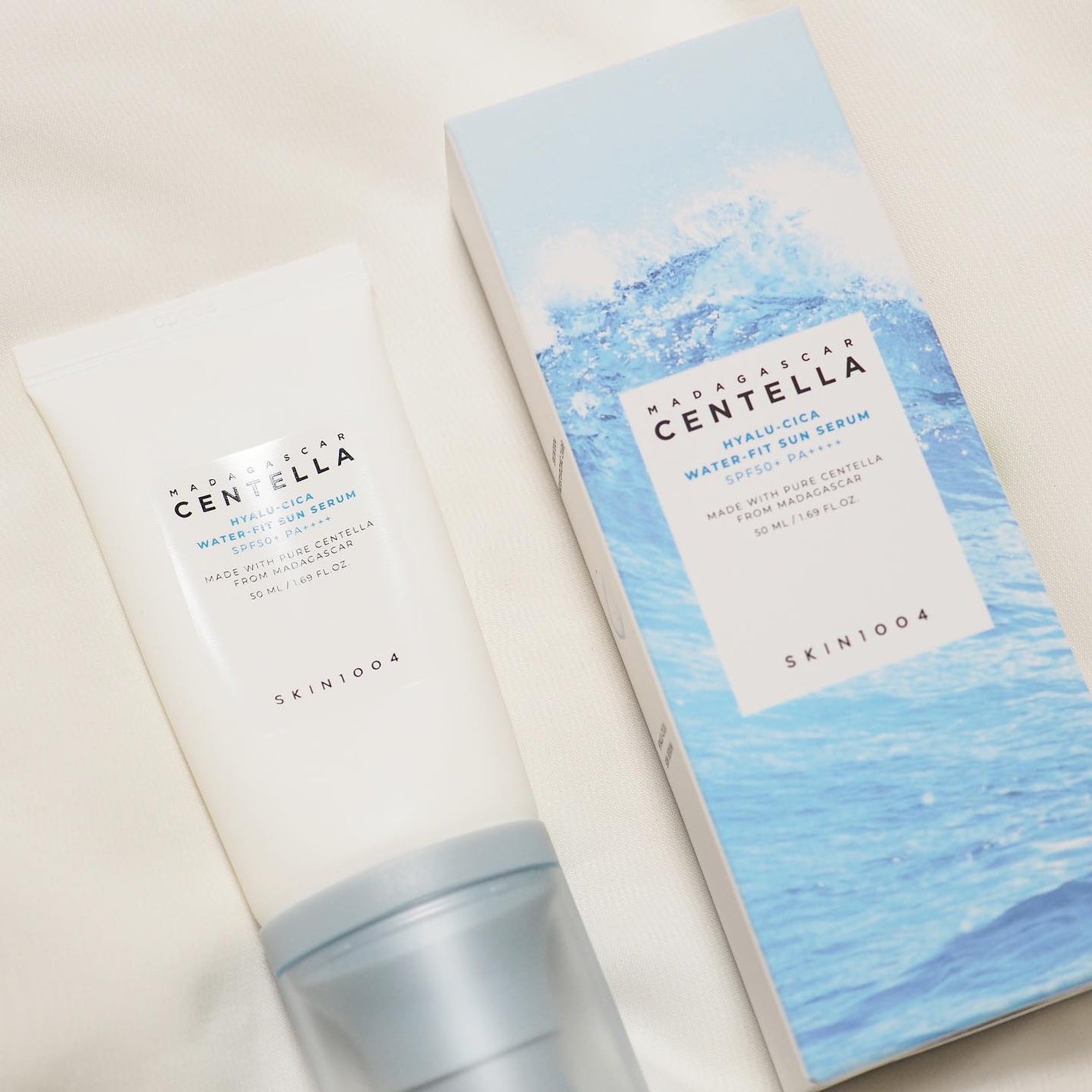 ヒアルーシカ ウォーターフィット サンセラム/SKIN1004/日焼け止めローションを使ったクチコミ(6枚目)