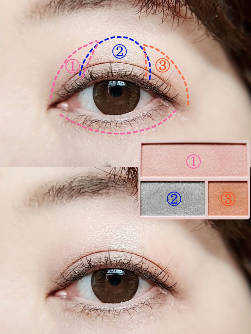 フーミー アイシャドウパレット S.P/WHOMEE/アイシャドウパレットを使ったクチコミ（3枚目）