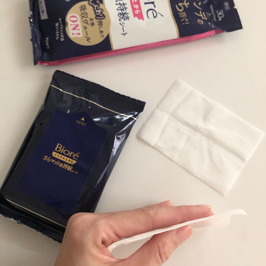 ビオレ メイク持続シート さらマット肌/ビオレ/フェイスシートを使ったクチコミ(3枚目)